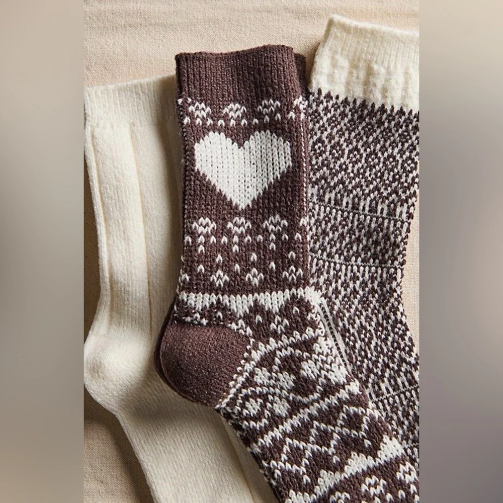 Free People Nordic Knit Sock Bundle
